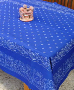 Große Blaudruck-Tischdecke 6493-1344