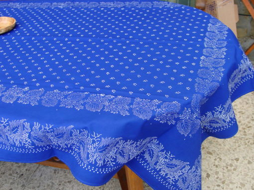 Große Blaudruck-Tischdecke 6528 – Bild 3