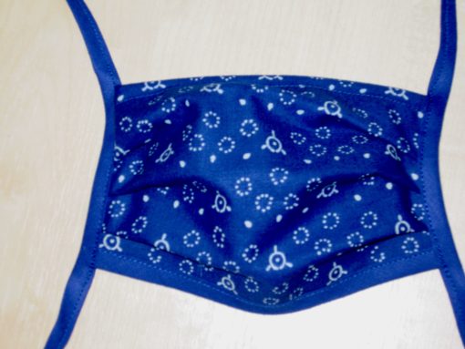 Blaudruck - Kinder-Mund-Nase-Maske 7701 – Bild 2
