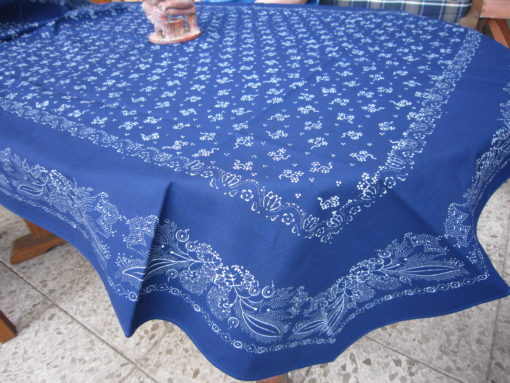 Große Blaudruck-Tischdecke 6532 – Bild 3