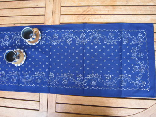 Blaudruck - Läufer  - 6247