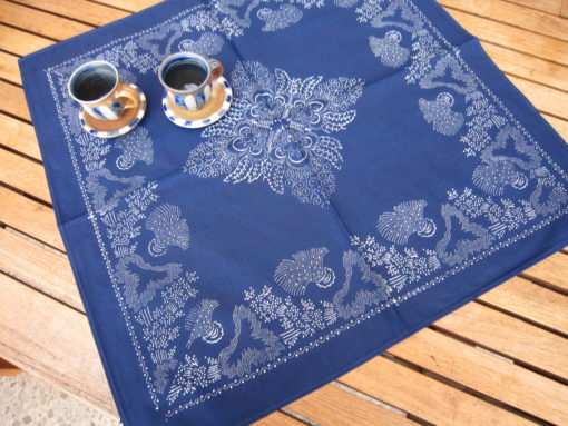 Blaudruck - Mitteldecke 6604