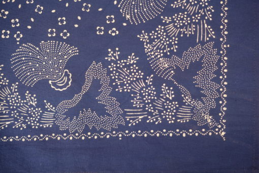 Blaudruck - Mitteldecke 6414 – Bild 4