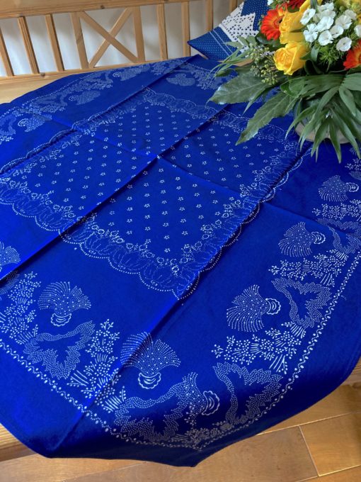 Blaudruck - Mitteldecke 6394 – Bild 3