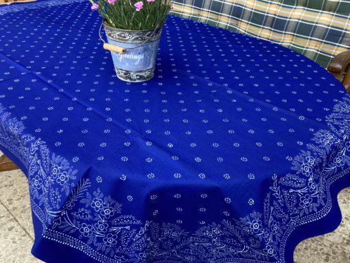 Große Blaudruck-Tischdecke 6609