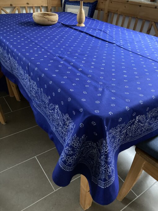 Große Blaudruck-Tischdecke 6619 – Bild 2