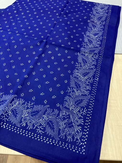 Große Blaudruck-Tischdecke 6623
