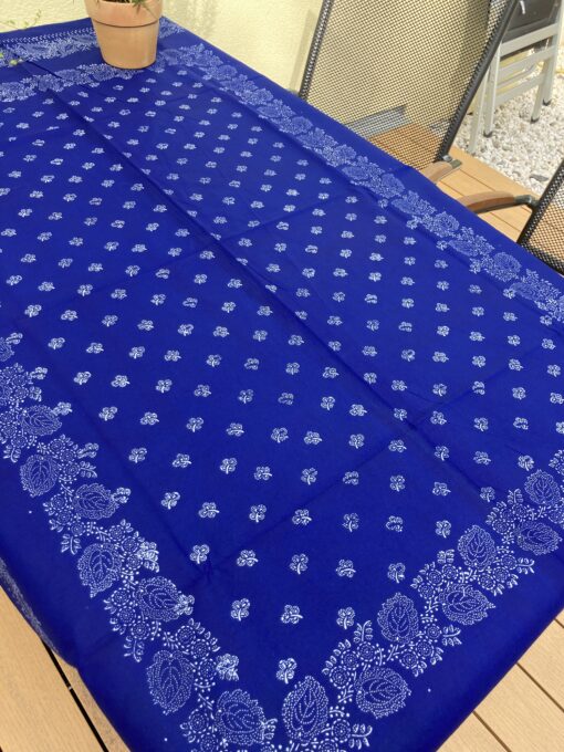 Große Blaudruck-Tischdecke 6626 – Bild 4