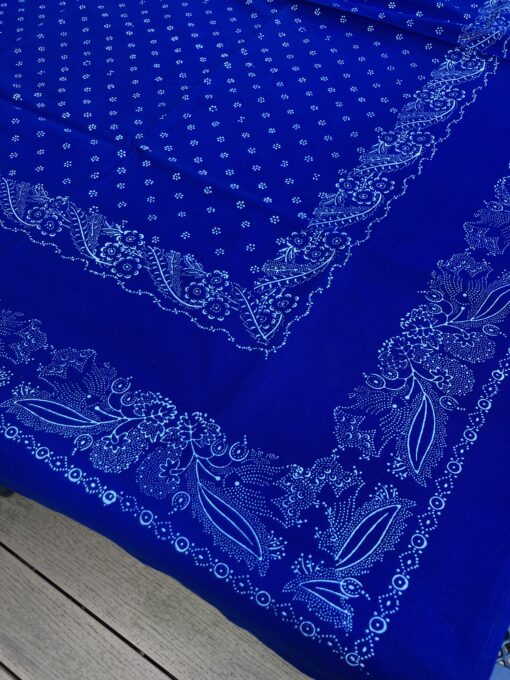 Große Blaudruck-Tischdecke 6654 – Bild 3