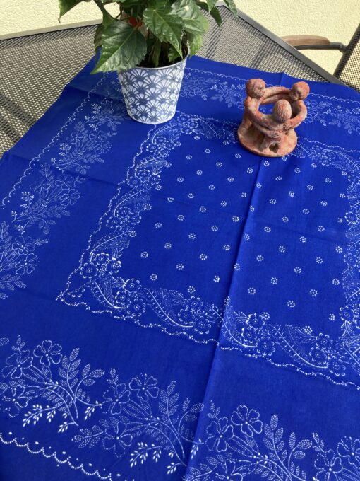 Blaudruck - Mitteldecke 6727 – Bild 2