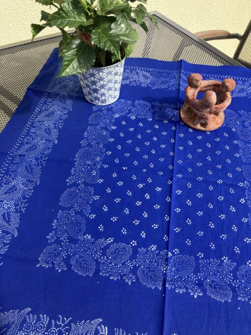 Blaudruck - Mitteldecke 6728 – Bild 2