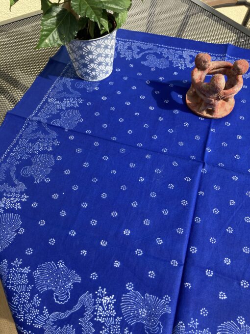 Blaudruck - Mitteldecke 6732 – Bild 2