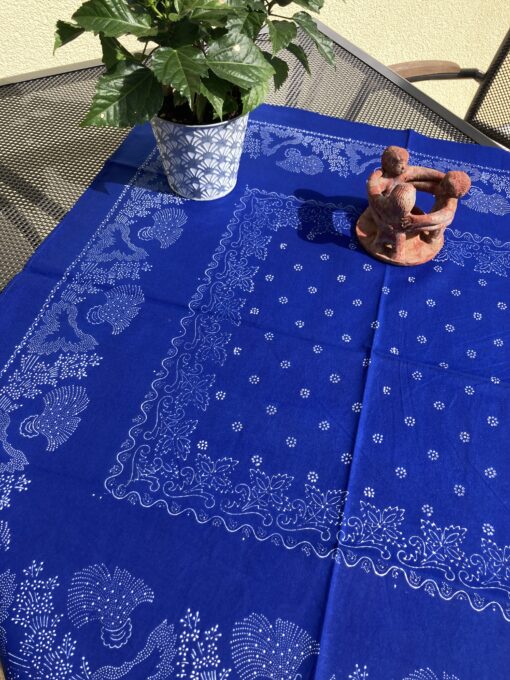 Blaudruck - Mitteldecke 6733 – Bild 2