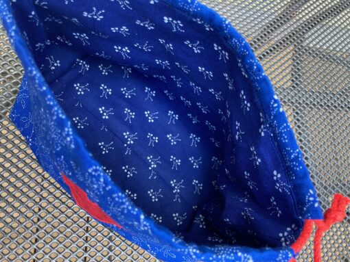 Blaudruck - Geschenkbeutel mit Herz 7373 – Bild 3