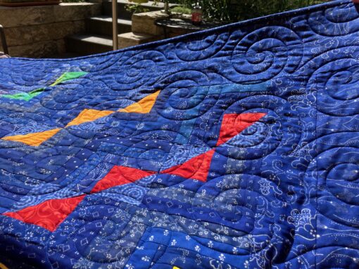 Blaudruck - Quilt 7399 – Bild 2