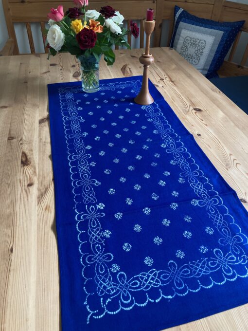 Blaudruck - Tischläufer 6314