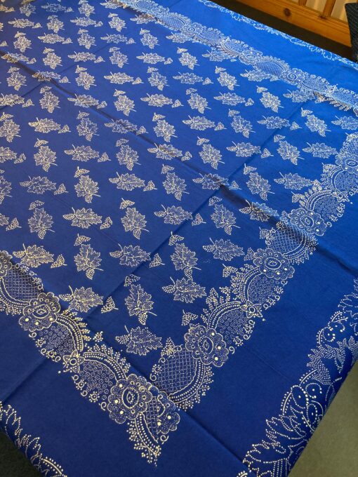 Große Blaudruck-Tischdecke 6681 – Bild 2