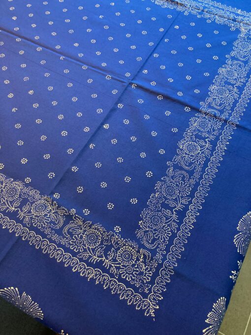 Große Blaudruck-Tischdecke 6678 – Bild 2