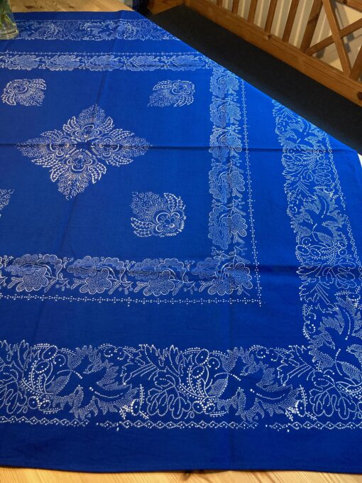 Blaudruck - Mitteldecke 6738 – Bild 2