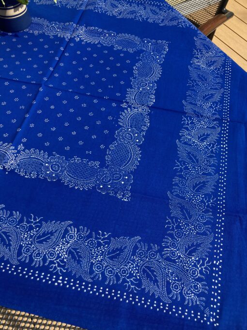 Blaudruck - Mitteldecke 6748 – Bild 2