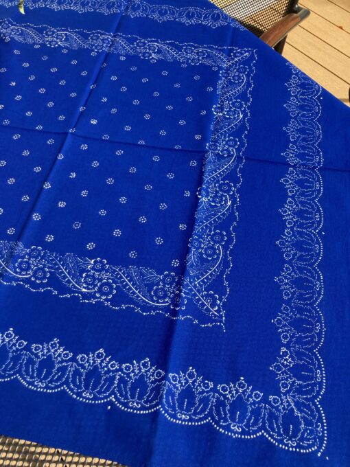 Blaudruck - Mitteldecke 6750 – Bild 2