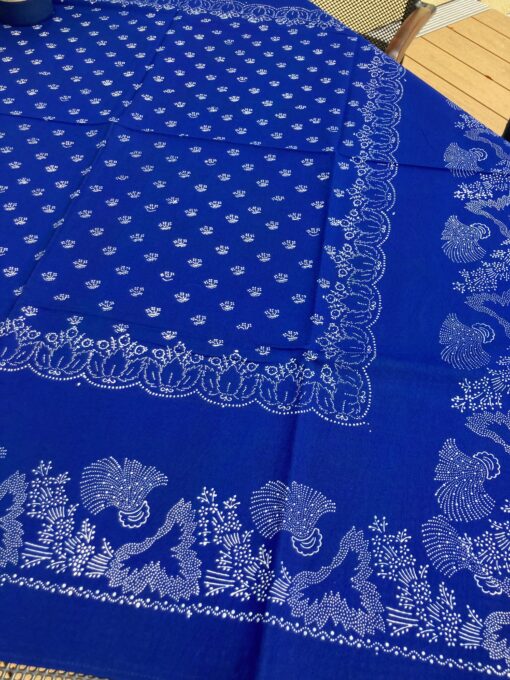 Blaudruck - Mitteldecke 6762 – Bild 2
