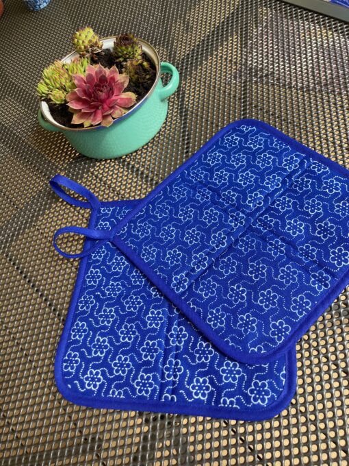 Blaudruck - Topflappen 7231 – Bild 2