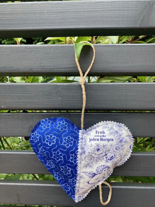 Blaudruck - Herz 7388 – Bild 2