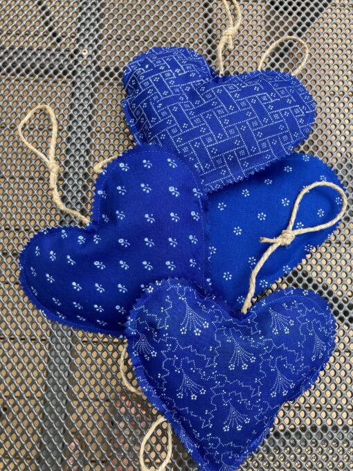 Blaudruck - Herz 7391 – Bild 3