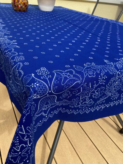 Große Blaudruck-Tischdecke 6405 – Bild 2