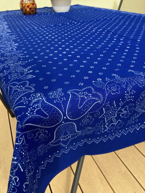Große Blaudruck-Tischdecke 6406 – Bild 2