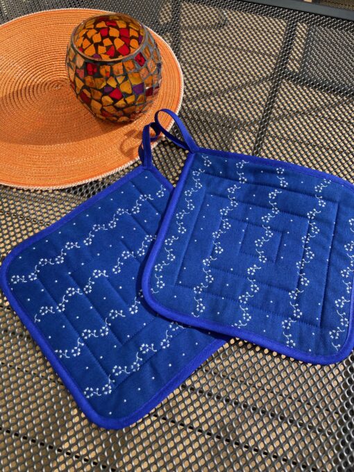 Blaudruck - Topflappen 7297 – Bild 2