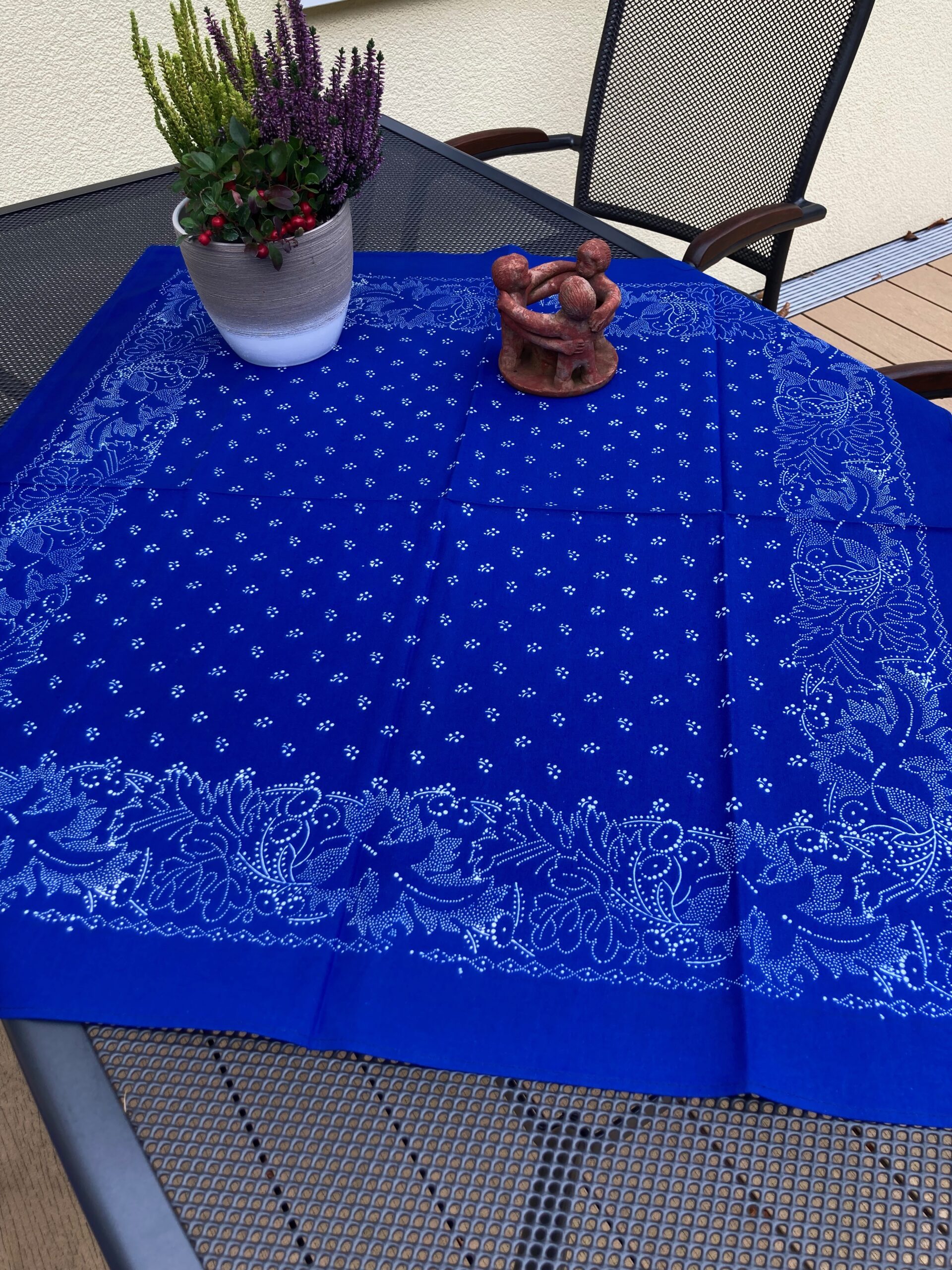 Blaudruck - Mitteldecke 6015