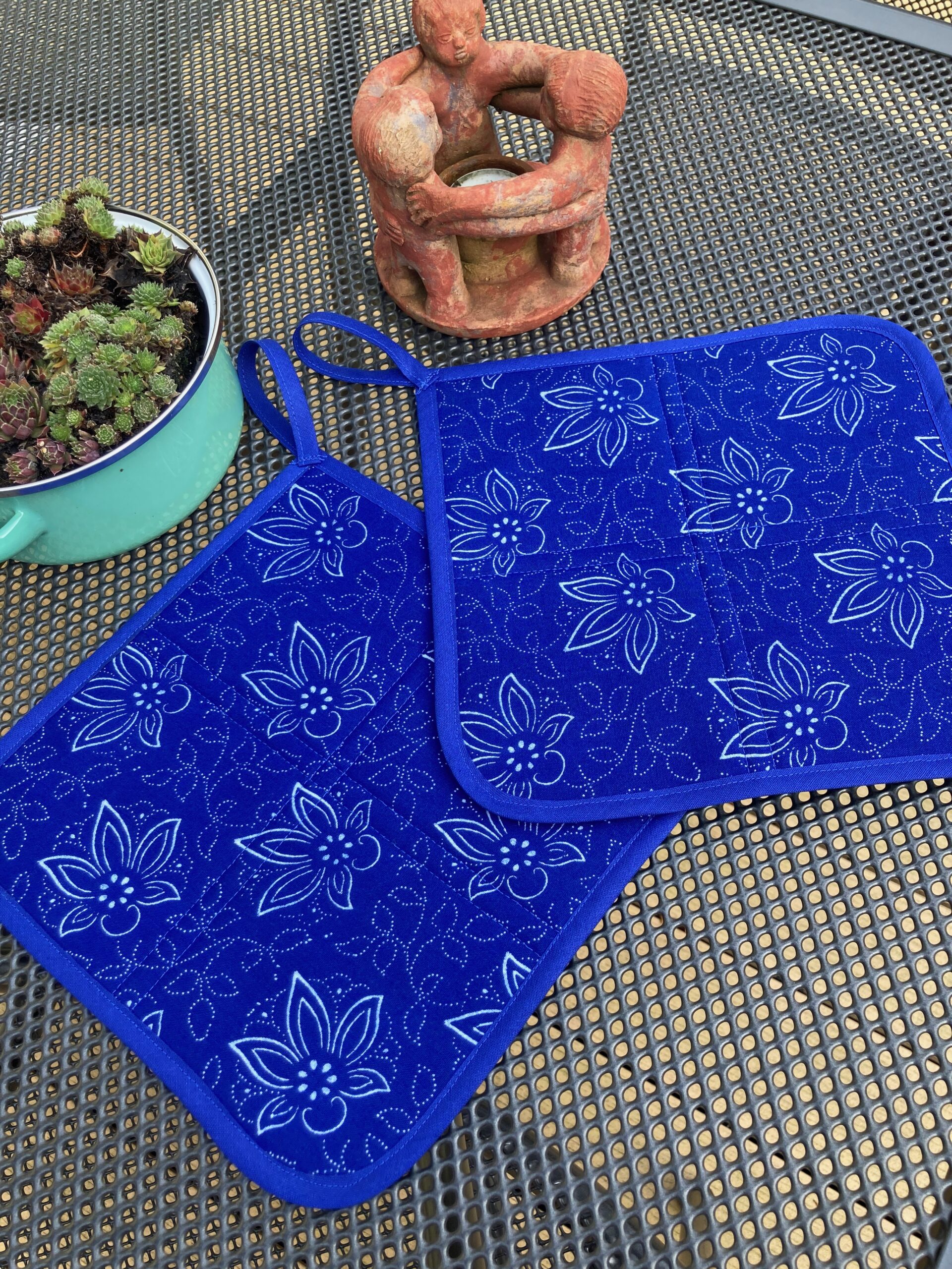 Blaudruck - Topflappen 7240 – Bild 2