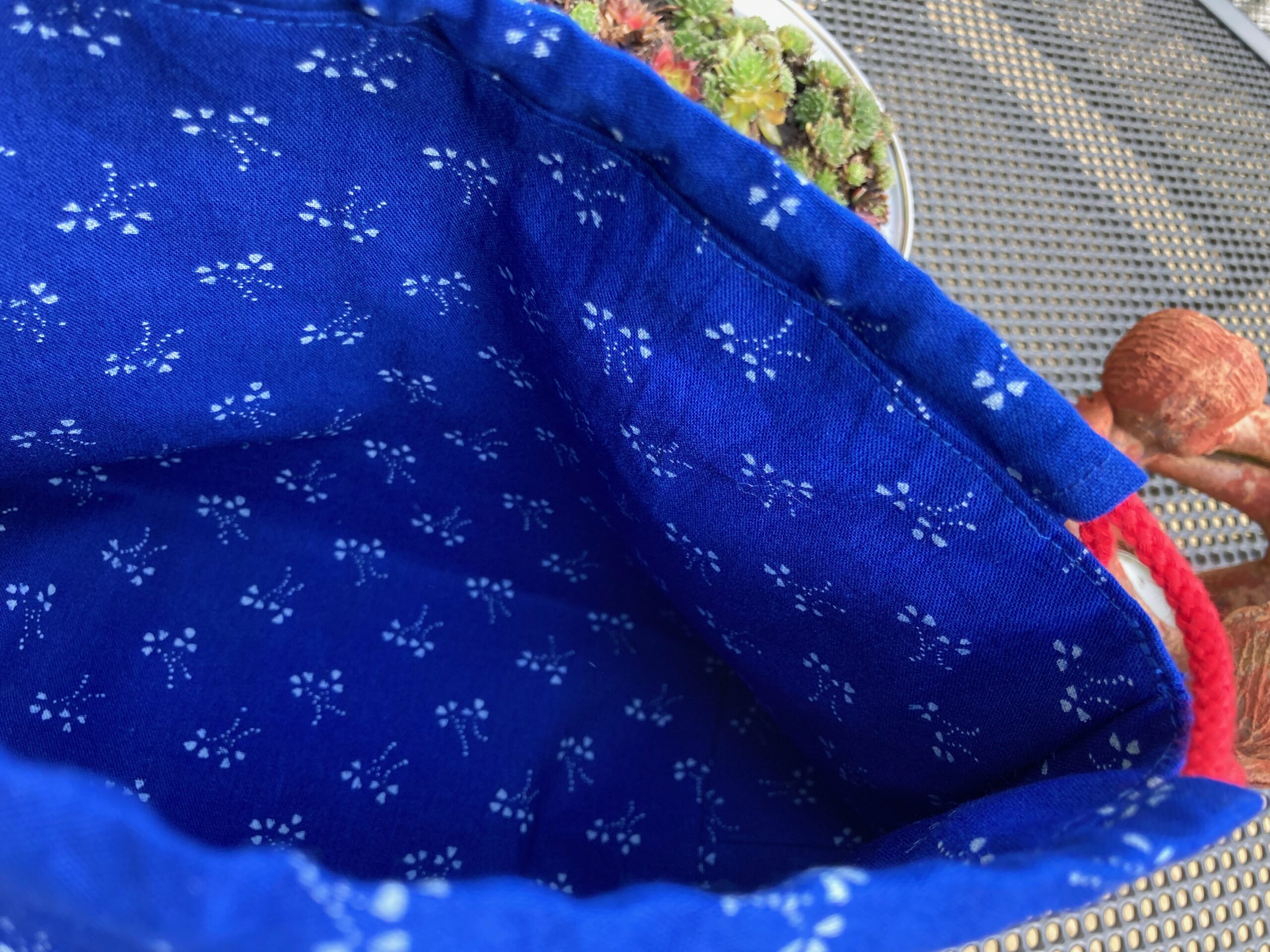 Blaudruck - Geschenkbeutel Tannenbaum 7313 – Bild 3