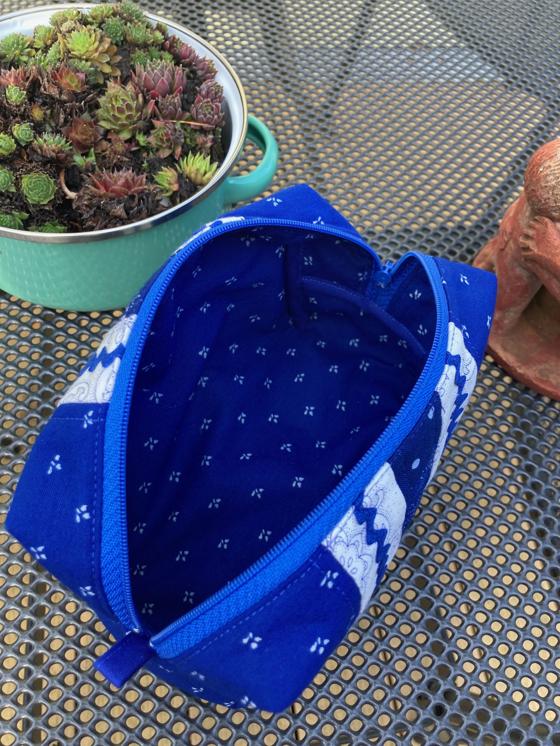 Blaudruck - Täschchen 7316 – Bild 3