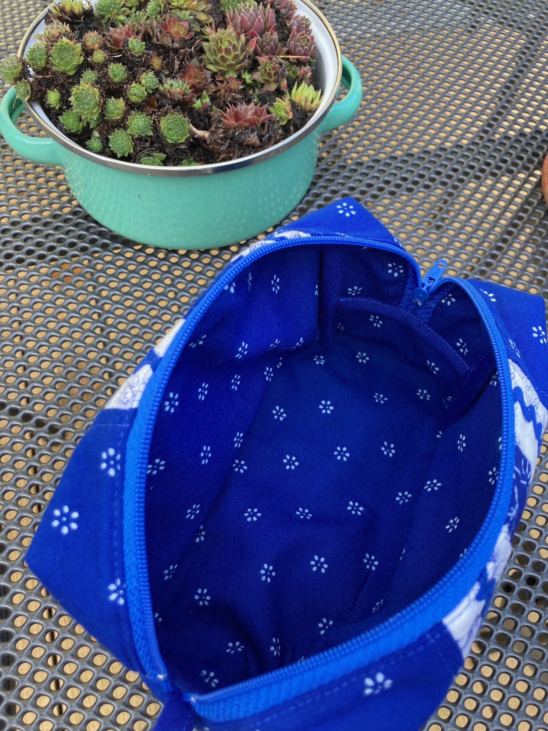 Blaudruck - Täschchen 7317 – Bild 3