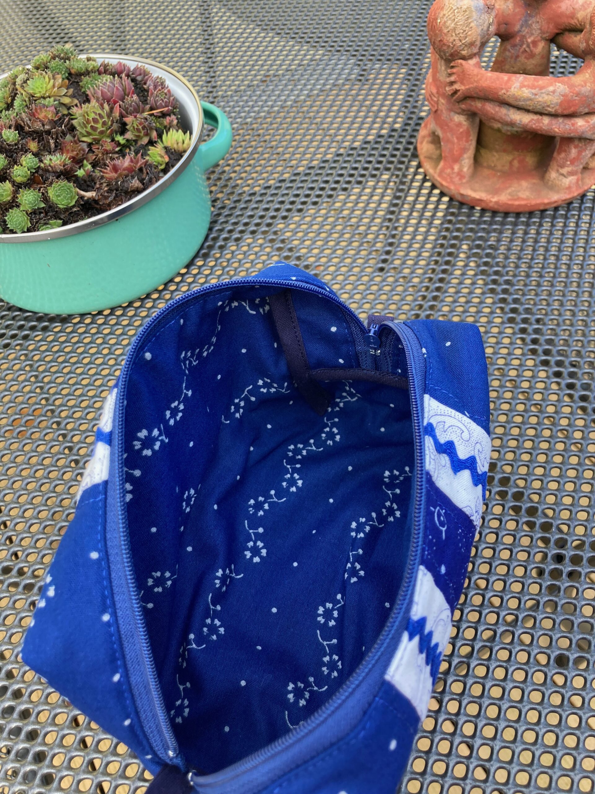 Blaudruck - Täschchen 7318 – Bild 3