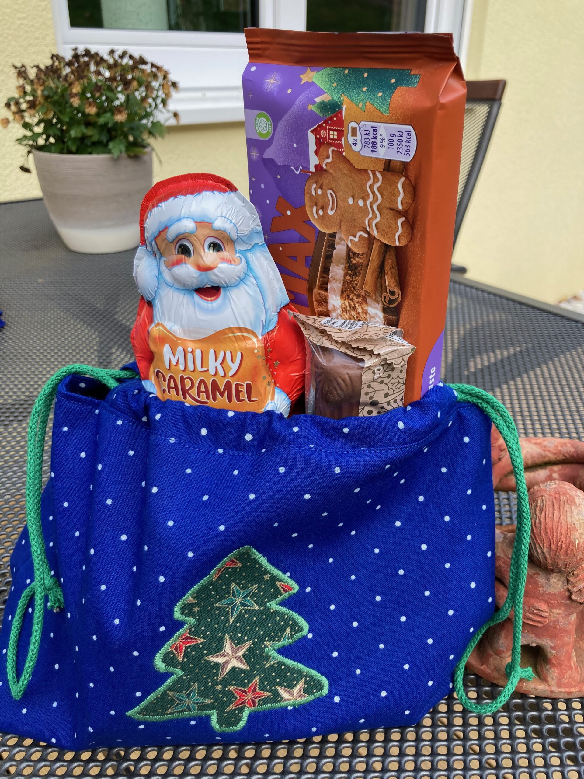 Blaudruck - Geschenkbeutel Tannenbaum 7315 – Bild 2