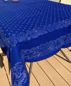 Alternative view of Große Blaudruck-Tischdecke 6403