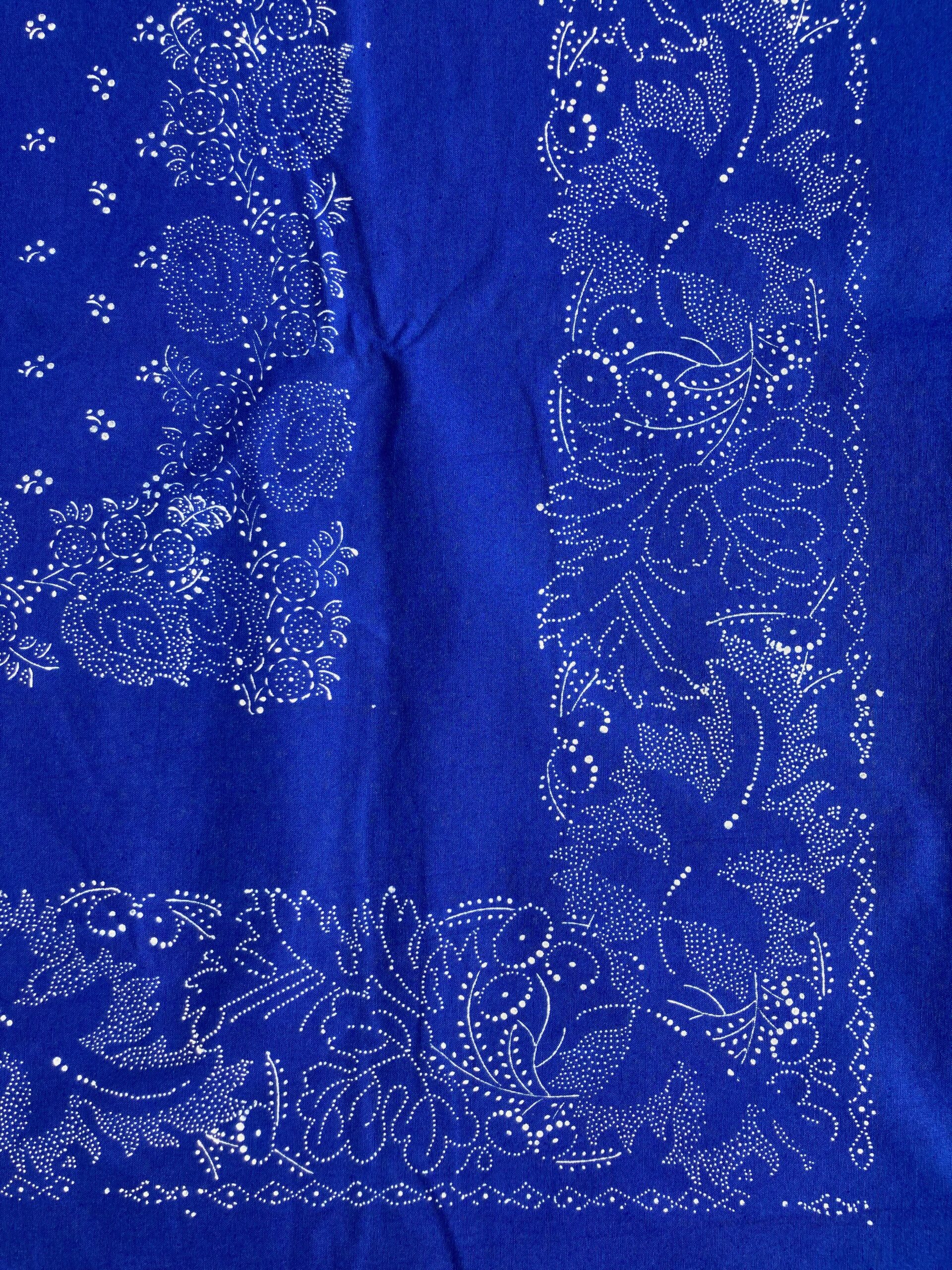 Große Blaudruck-Tischdecke 6412 – Bild 2