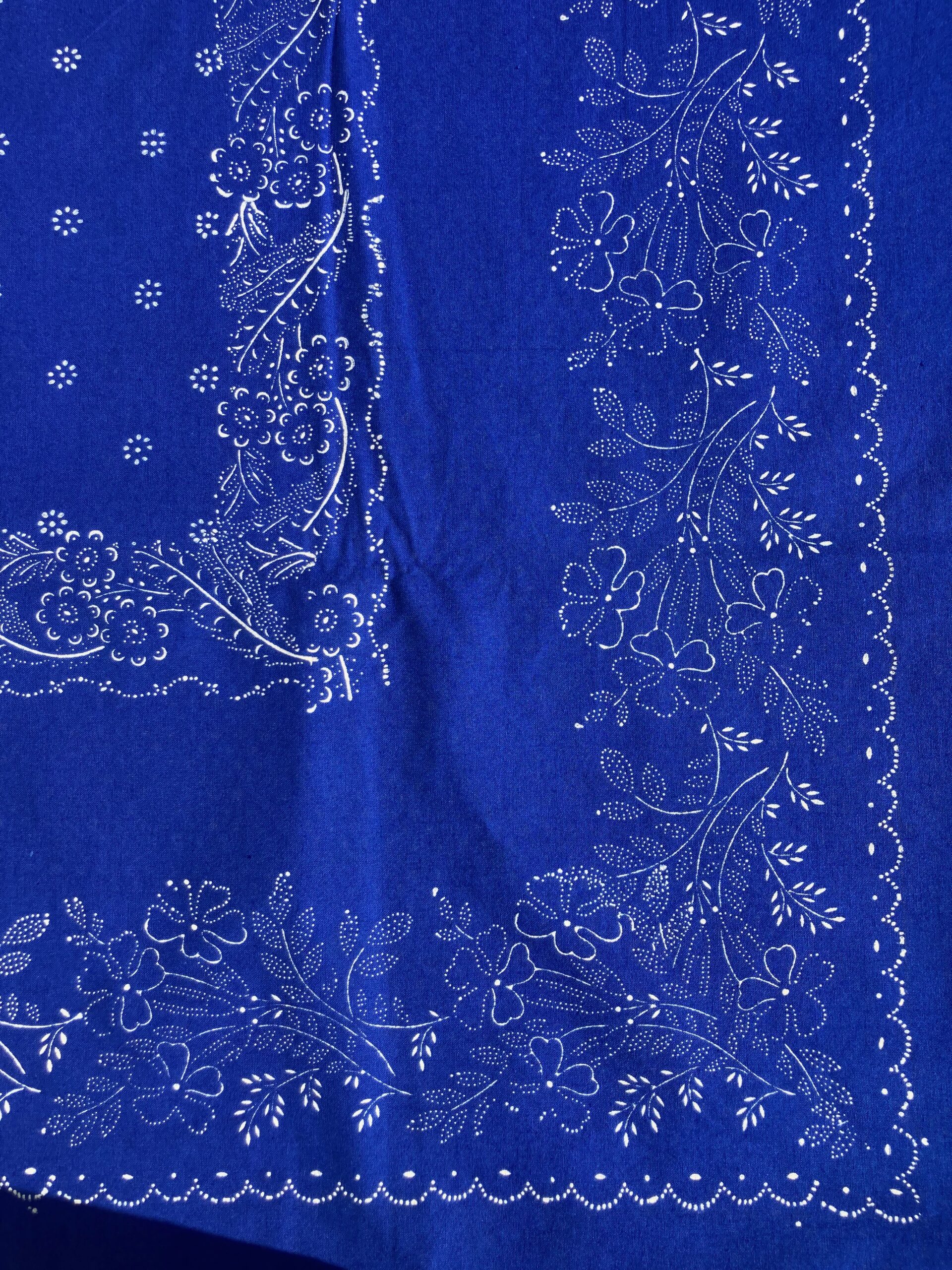 Große Blaudruck-Tischdecke 6416 – Bild 3