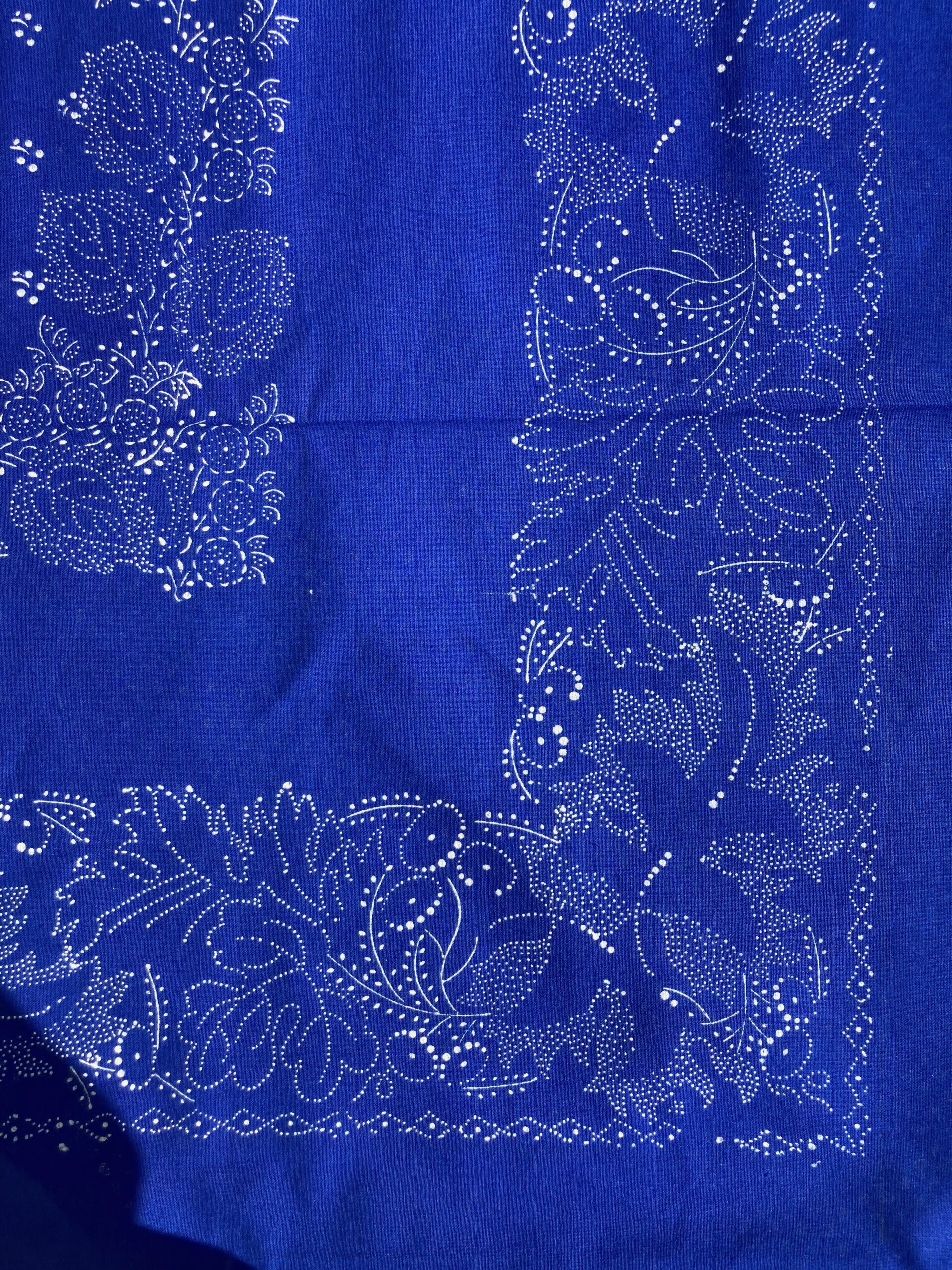 Große Blaudruck-Tischdecke 6418 – Bild 3