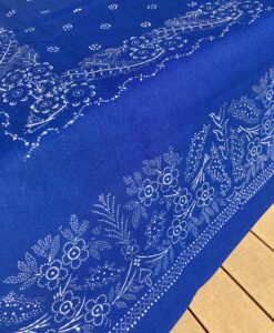 Alternative view of Große Blaudruck-Tischdecke 6420