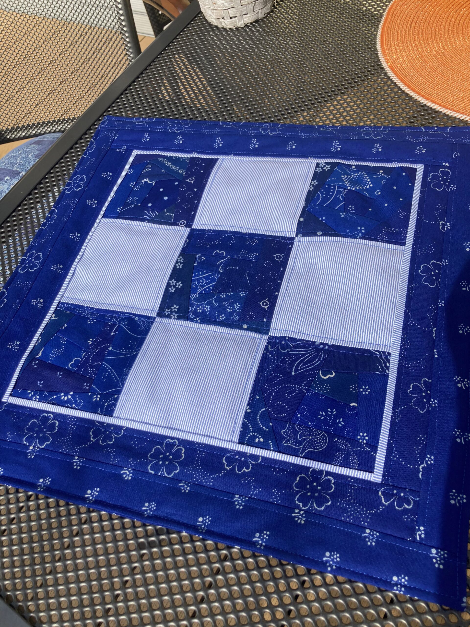 Blaudruck - Kissenbezug 7082 – Bild 2