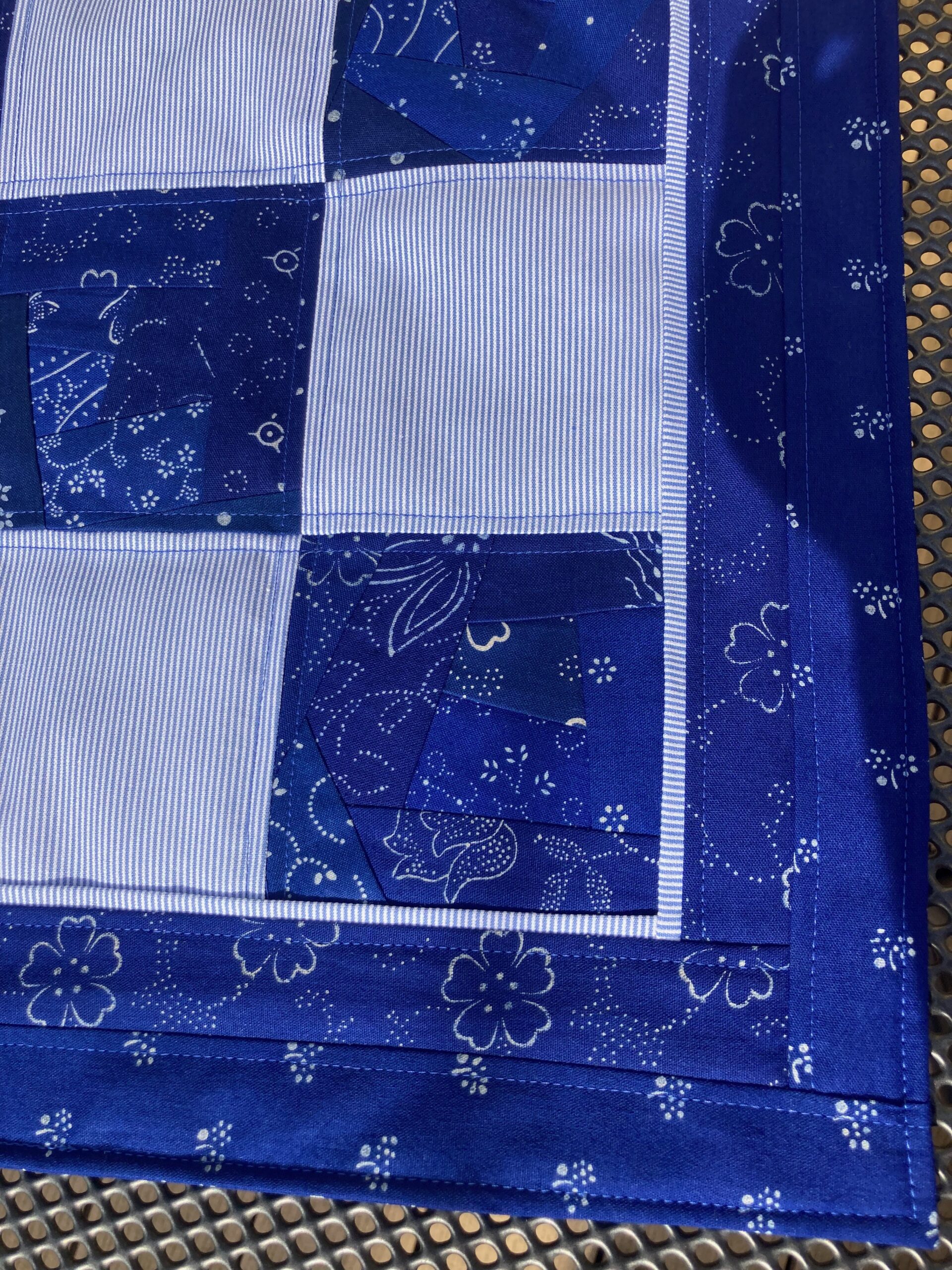 Blaudruck - Kissenbezug 7082 – Bild 3