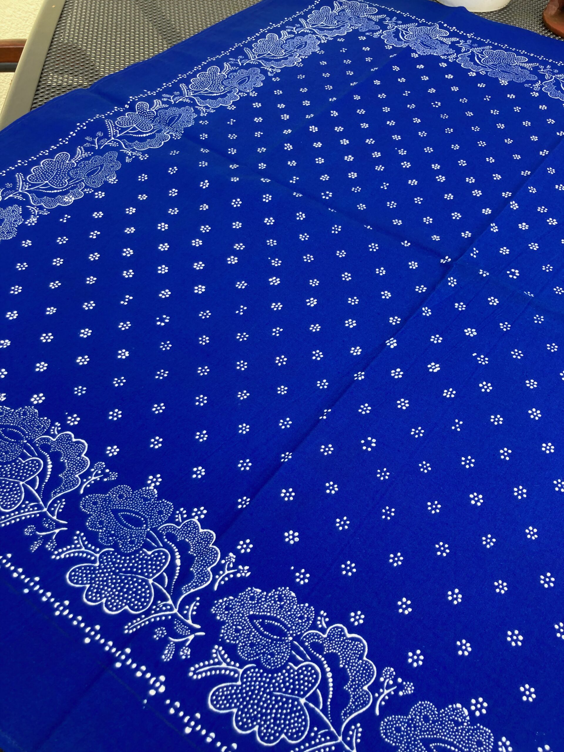 Blaudruck - Mitteldecke 6027 – Bild 2