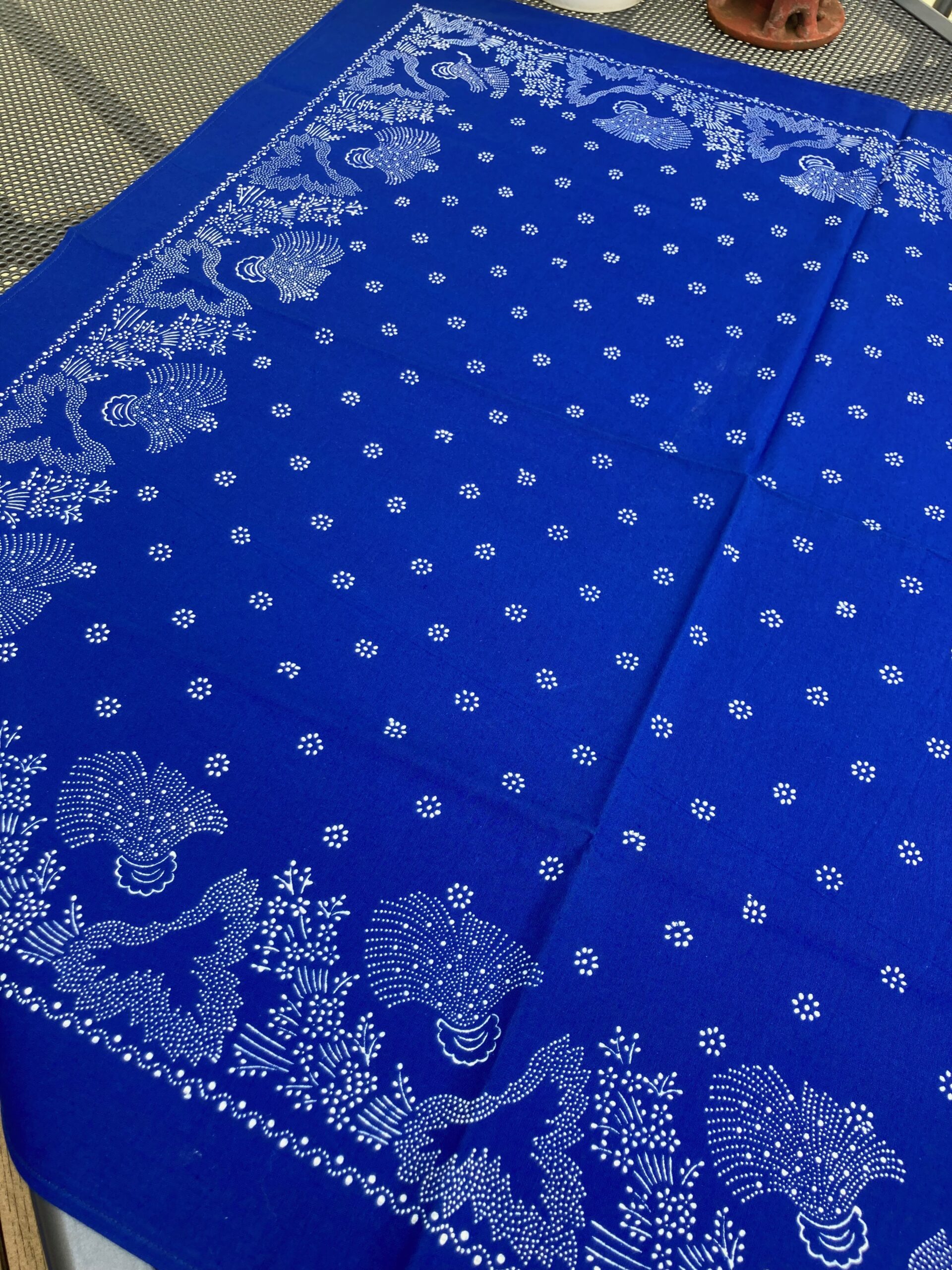 Blaudruck - Mitteldecke 6029 – Bild 2