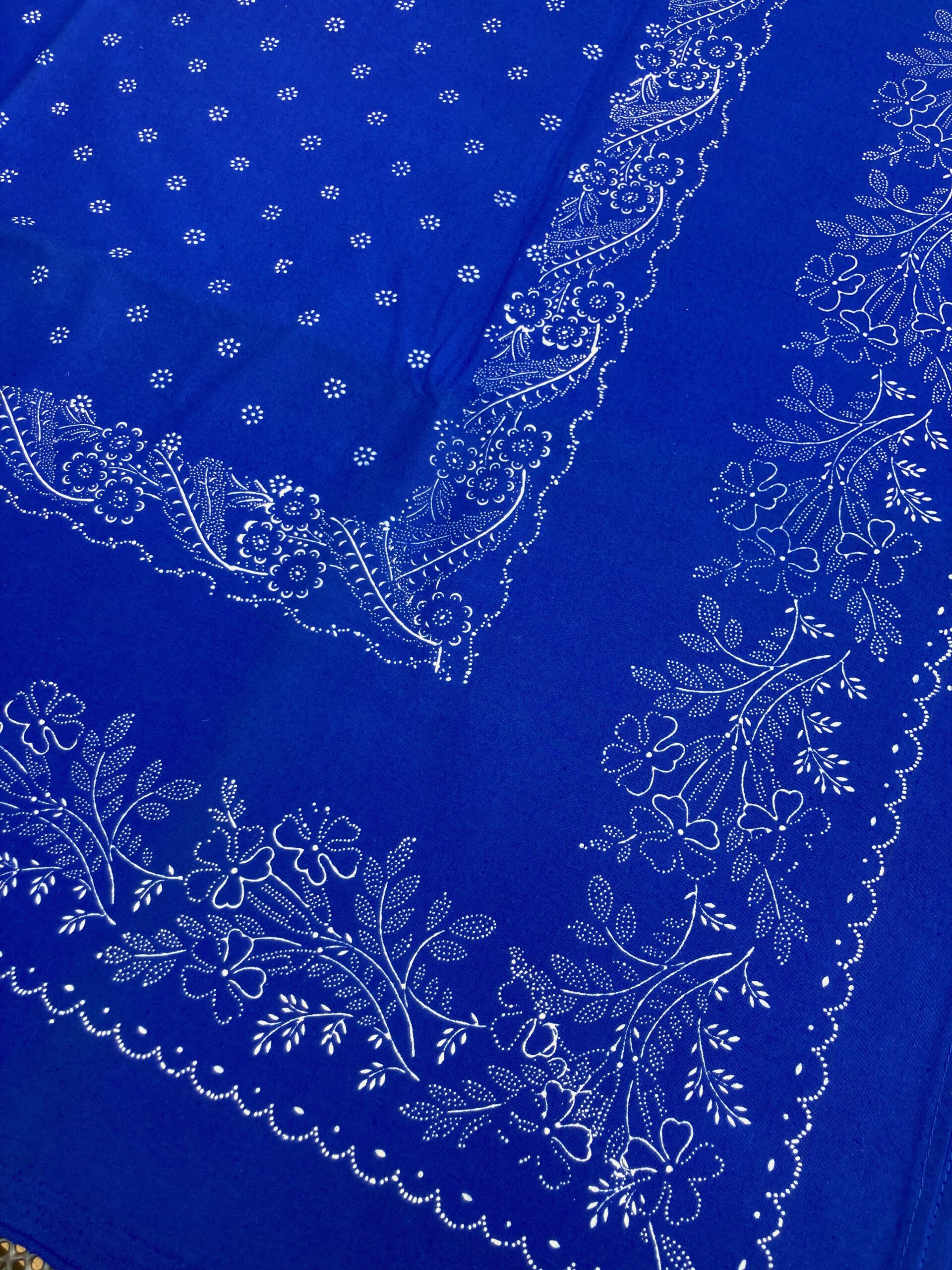 Große Blaudruck-Tischdecke 6421 – Bild 4